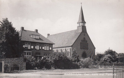 KRABBENDIJKE - Ger. Kerk met Pastorie
