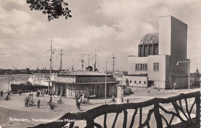 ROTTERDAM - Ventilatiegebouw Maastunnel