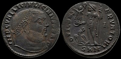 Licinius I. AD 308-324. Æ Follis 22mm, 3.09 g. Cyzicus
