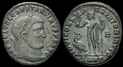 Constantine I. AD 307/310-337. Æ Follis 3.69 g. Heraclea Jupiter