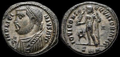 Licinius I. AD 308-324. Æ Follis 20mm, 3.45 g. Cyzicus