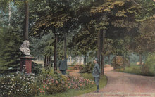 HILVERSUM - Trompenberg met hotel Kourhaus