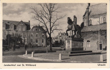 UTRECHT - Janskerhof met St. Willibrord