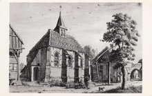 BRONKHORST - Herv. Kapel, prent van J. de Beyer