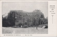 BORCULO - Verwoesting van Borculo 10 Augustus 1925, Ned. Herv. Kerk