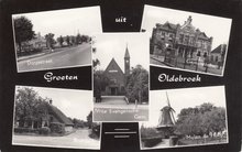 OLDEBROEK - Meerluik Groeten uit Oldebroek