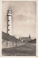 EGMOND AAN ZEE - Vuurtoren en O. K. Kerk