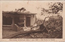 NEEDE - Stormramp Achterhoek (Gld.) 1927. De Ruïne te Neede