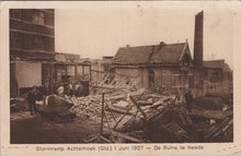 NEEDE - Stormramp Achterhoek (Gld.) 1927. De Ruïne te Neede