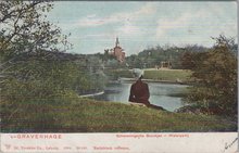 S GRAVENHAGE - Scheveningsche Boschjes. Waterpartij