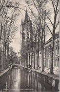 DELFT - Oude Delft met Oude Kerk