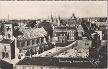 MIDDELBURG - Panorama met R. K. Kerk