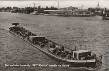 SCHEEPVAART - Het geladen tankschip Brittannia vaart in de Noord