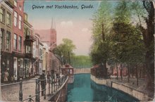 GOUDA - Gouwe met Vischbanken