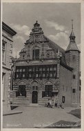 WOERDEN - Oude Stadhuis met Schandpaal