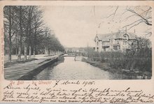 DE BILT - bij Utrecht Gezicht op gracht en brug