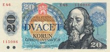 CZECHOSLOVAKIA P.95 - 20 Korun 1988 UNC