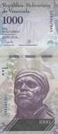 VENEZUELA P.95b - 1000 Bolivares 2017 UNC