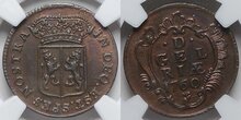 GELDERLAND-Duit-1760-NGC-AU-DETAILS