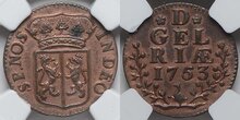 GELDERLAND-Duit-1753-NGC-AU-DETAILS