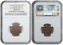 GELDERLAND-Duit-1788-NGC-MS-63-BN
