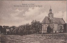 EGMOND AAN DEN HOEF - Historische kerk met ruïne van het slot van Egmond