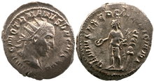 Trajan Decius. AD 249-251. AR Antoninianus 23mm, 4.85 g. Rome
