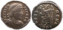 Valens. AD 364-378. AR Siliqua, 18mm, 2.17 g. Trier