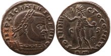 Licinius I. AD 308-324. Æ Follis 18mm, 3.24 g. Rome
