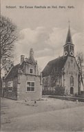 SCHOORL - 16e Eeuws Raadhuis en Ned. Herv. Kerk