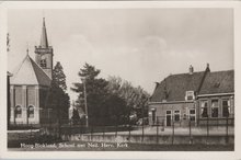 HOOG-BLOKLAND - School met Ned. Herv. Kerk