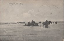 NOORDWIJK AAN ZEE - De reddinboot in Zee