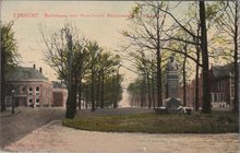 UTRECHT - Maliebaan met Standbeeld Burgemeester Dr. Reijger