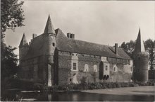 HERNEN - Kasteel Hernen (Zij en achtergevel)