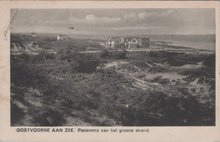 OOSTVOORNE AAN ZEE - Panorama van het groene strand