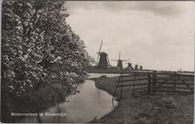 KINDERDIJK - Watermolens te Kinderdijk