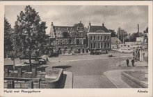 ALMELO - Markt met Waaggebouw