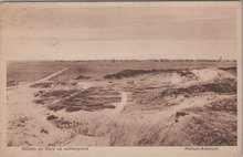 HOLLUM-AMELAND - Duinen en Dorp op achtergrond