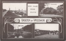 VREESWIJK - Meerluik 600 Jaar Oude Sluis. Groeten uit Vreeswijk