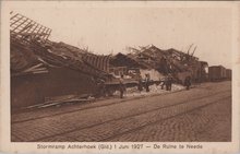 NEEDE - Stormramp Achterhoek (Gld.) 1 juni 1927 - De Ruïne te Neede