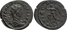 Carus. AD 282-283. Antoninianus 24mm, 2.85 g. Ticinum