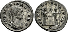 Florian. AD-276.-Antoninianus-23mm-3.85-g.-Cyzicus