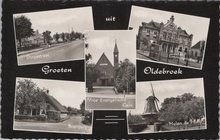 OLDEBROEK - Meerluik Groeten uit Oldebroek