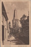 BARNEVELD - Kerkstraat met toren