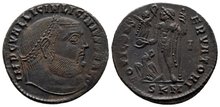 Licinius I. AD 308-324. Æ Follis 22mm, 3.09 g. Cyzicus
