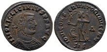 Licinius I. AD 308-324. Æ Follis 23mm, 3.49 g. Siscia