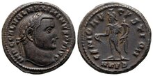 Maximinus II. AD 310-313. Æ Follis 23mm, 7.94 g. Cyzicus