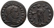 Maximinus II. AD 310-313. Æ Follis 27mm, 6.41 g. Cyzicus