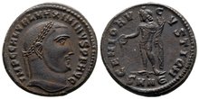 Maximinus II. AD 310-313. Æ Follis 23mm, 6.59 g. Nicomedia