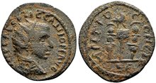 Pisidia, Antiochia. Gallienus. AD 253-268. Æ 24mm, 5.53 g.